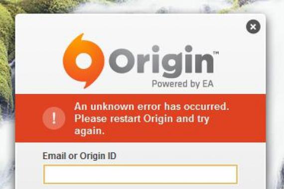 Почему origin не открывается?